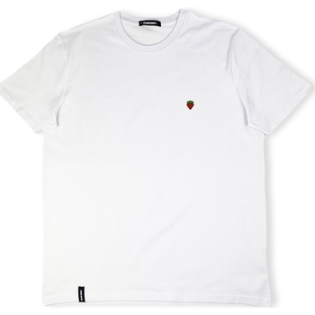 Ruhák Férfi Pólók / Galléros Pólók Organic Monkey Strawberry T-Shirt - White Fehér