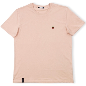 Ruhák Férfi Pólók / Galléros Pólók Organic Monkey Strawberry T-Shirt - Salmon Rózsaszín