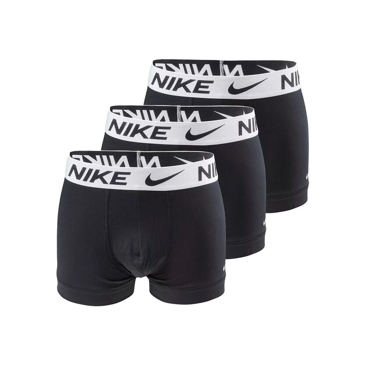 Fehérnemű Férfi Boxerek Nike 0000KE1156-514 Black Boxer Pack Fekete 