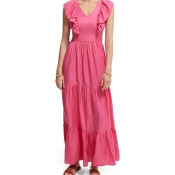 Ruhák Női Hosszú ruhák Scotch & Soda - 166650 Rózsaszín