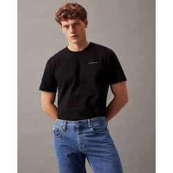 Ruhák Férfi Rövid ujjú pólók Calvin Klein Jeans J30J325679BEH Fekete 