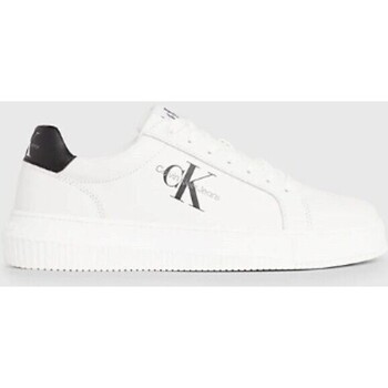 Cipők Férfi Rövid szárú edzőcipők Calvin Klein Jeans YM0YM006810LD Fehér