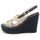 Cipők Női Szandálok / Saruk Emporio Armani EA7 COMPENSA Bézs
