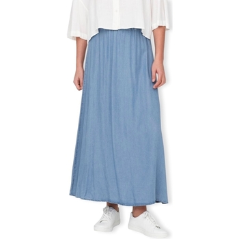 Only Pena Venedig Long Skirt - Medium Blue Denim Kék