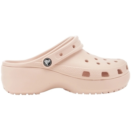 Cipők Női Papucsok Crocs CLASSIC PLATFORM CLOG W Rózsaszín