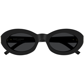 Órák & Ékszerek Női Napszemüvegek Yves Saint Laurent Occhiali da Sole Saint Laurent SL M136 001 Fekete 