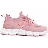 Cipők Női Rövid szárú edzőcipők Leindia 90355 Rózsaszín