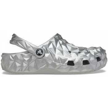 Cipők Női Szandálok / Saruk Crocs Cls metallic geometric clog Ezüst