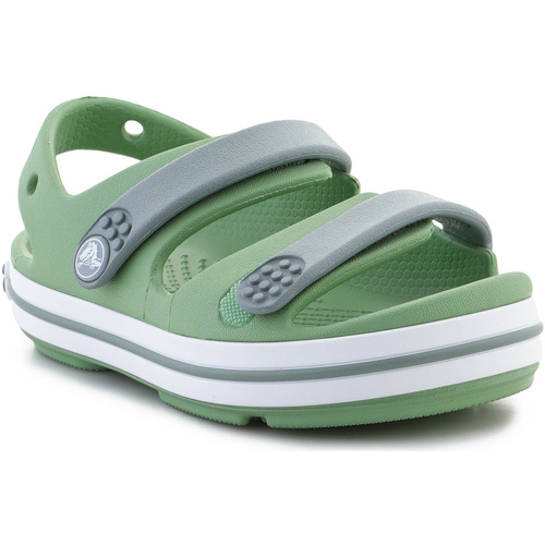 Cipők Fiú Szandálok / Saruk Crocs Crocband Cruiser Sandal Toddler 209424-3WD Zöld