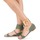 Cipők Női Szandálok / Saruk John Galliano A65970 Zöld / Bézs