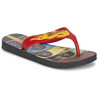 Cipők Fiú Lábujjközös papucsok Ipanema HOT WHEELS TYRE Piros / Fekete 