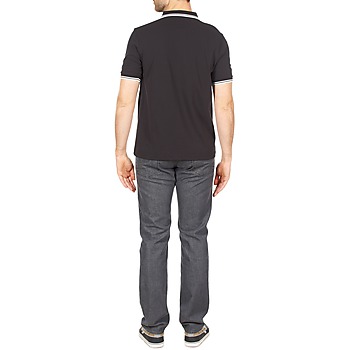 Fred Perry SLIM FIT TWIN TIPPED Fekete  / Fehér