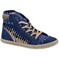 Cipők Női Divat edzőcipők Fornarina Sneaker  Mid  Bulloni Kék