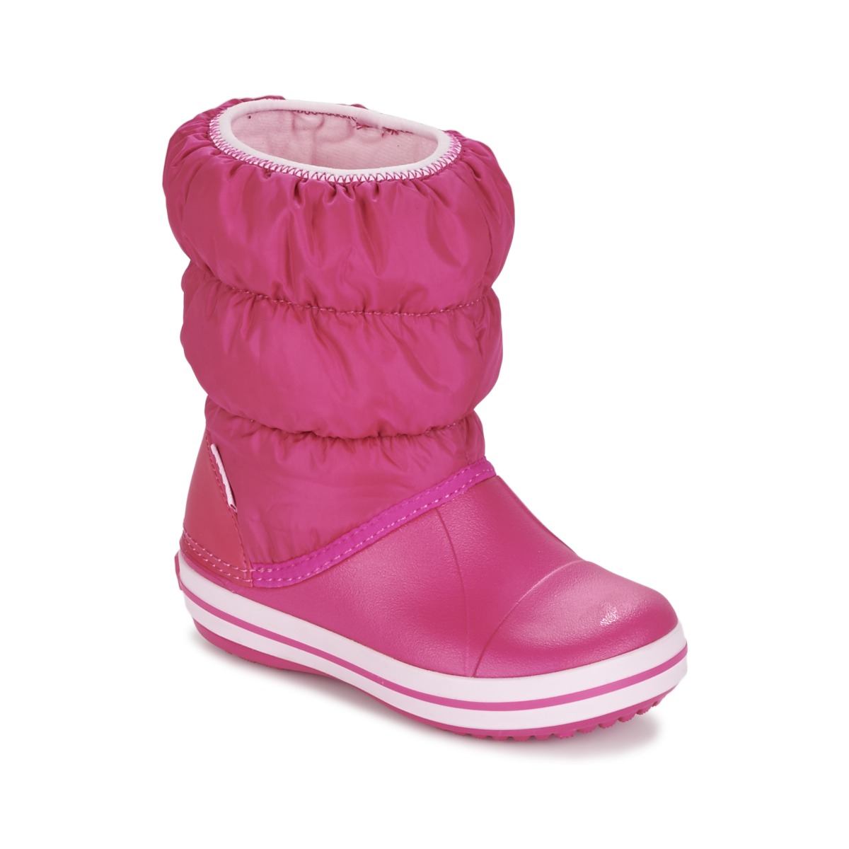 Cipők Lány Hótaposók Crocs WINTER PUFF BOOT KIDS Rózsaszín