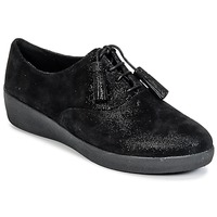 Cipők Női Oxford cipők FitFlop CLASSIC TASSEL SUPEROXFORD Fekete 