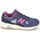 Cipők Lány Rövid szárú edzőcipők New Balance KL580 Lila / Rózsaszín