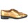 Cipők Női Oxford cipők Castaner GERTRUD Arany