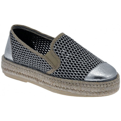 Cipők Női Gyékény talpú cipők Trash Deluxe Spadrillas Ezüst