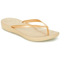 Cipők Női Lábujjközös papucsok FitFlop IQUSHION ERGONOMIC FLIP-FLOPS Arany