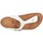 Cipők Női Lábujjközös papucsok Birkenstock GIZEH Fehér / Arany