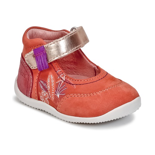 Cipők Lány Balerina cipők
 Kickers BIMAMBO Narancssárga / Fukszia / Rózsaszín