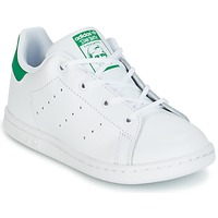 Cipők Gyerek Rövid szárú edzőcipők adidas Originals STAN SMITH I Fehér / Zöld