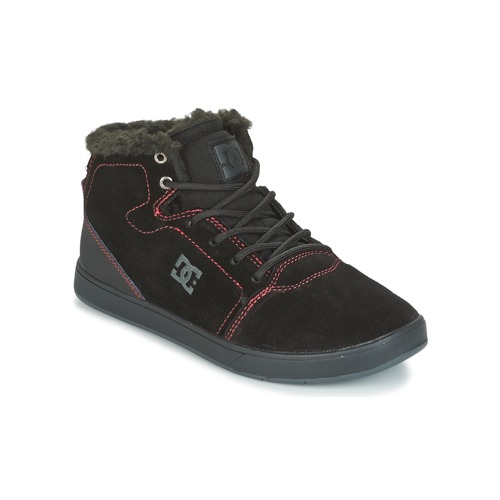 Cipők Gyerek Magas szárú edzőcipők DC Shoes CRISIS HIGH WNT Fekete  / Piros / Fehér
