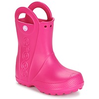 Cipők Lány Csizmák Crocs HANDLE IT RAIN BOOT Rózsaszín