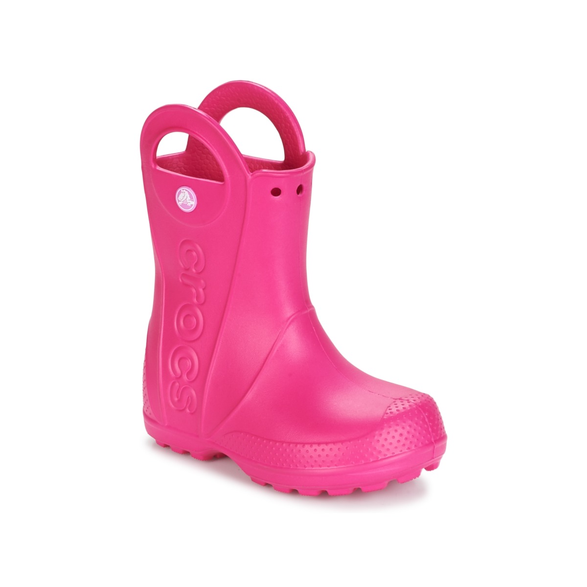 Cipők Lány Gumicsizmák Crocs HANDLE IT RAIN BOOT Rózsaszín