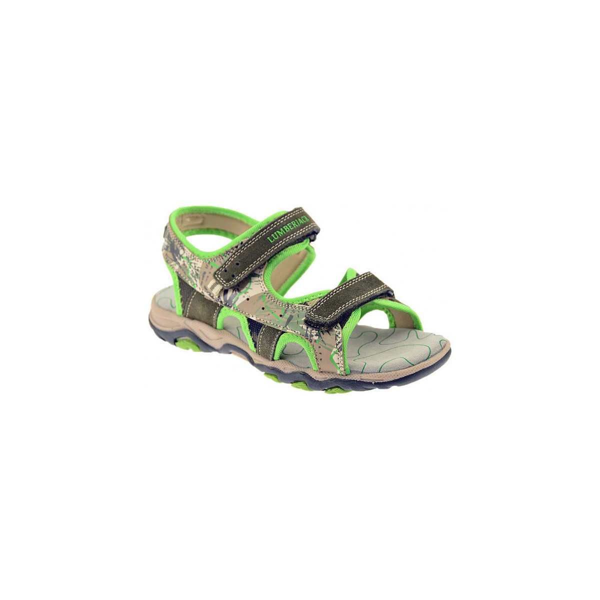 Cipők Gyerek Divat edzőcipők Lumberjack Sandalo Zöld