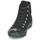 Cipők Női Magas szárú edzőcipők Converse CHUCK TAYLOR ALL STAR MONO PLUSH SUEDE HI BLACK/BLACK/BLACK Fekete 