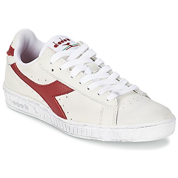 Cipők Rövid szárú edzőcipők Diadora GAME L LOW WAXED Fehér / Piros