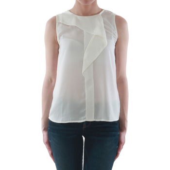 Ruhák Női Trikók / Ujjatlan pólók Sz Collection Woman WCS_1233_WHITE Fehér