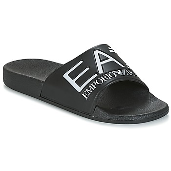 Cipők strandpapucsok Emporio Armani EA7 SEA WORLD VISIBILITY M SLIPPER Fekete  / Fehér