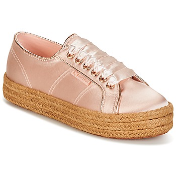 Cipők Női Rövid szárú edzőcipők Superga 2730 SATIN COTMETROPE W Rózsaszín