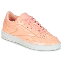 Cipők Női Rövid szárú edzőcipők Reebok Classic CLUB C 85 PATENT Rózsaszín
