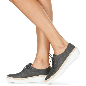 FitFlop SUPERDERBY LACE UP SHOES Fekete 