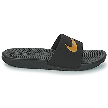 Nike KAWA GROUNDSCHOOL SLIDE Fekete  / Arany