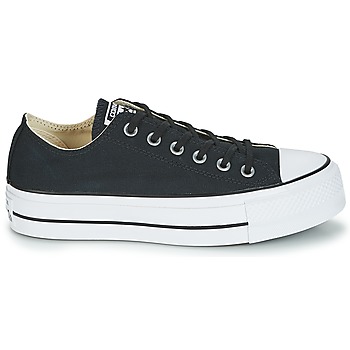 Converse Chuck Taylor All Star Lift Clean Ox Core Canvas Fekete 