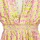 Ruhák Női Rövid ruhák Manoush FLAMINGO Rózsaszín / Fluoreszkáló / Citromsárga