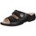 Cipők Női Lábujjközös papucsok Finn Comfort Sansibar Fekete 