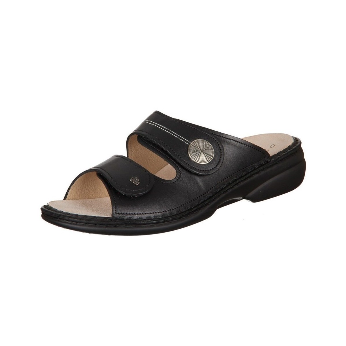 Cipők Női Lábujjközös papucsok Finn Comfort Sansibar Fekete 