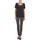 Ruhák Női Rövid ujjú pólók Calvin Klein Jeans WAGMAR SILK Fekete 