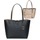Táskák Női Bevásárló szatyrok / Bevásárló táskák Lauren Ralph Lauren MERRIMACK REVERSIBLE TOTE MEDIUM Fekete  / Tópszínű