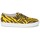 Cipők Női Rövid szárú edzőcipők Moschino Cheap & CHIC LIBORIA Citromsárga / Fekete 