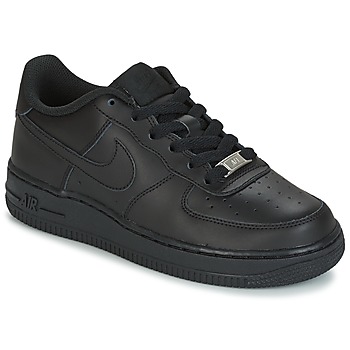 Cipők Gyerek Rövid szárú edzőcipők Nike AIR FORCE ONE KIDS Fekete 