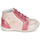 Cipők Lány Magas szárú edzőcipők GBB FRANCKIE Rózsaszín