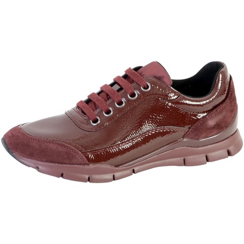 Cipők Női Rövid szárú edzőcipők Geox 114639 Piros